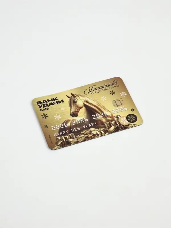 Магнит новогодний на холодильник &laquo;Банк удачи&raquo;, 8,5 х 5,5 см