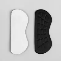 Пяткоудерживатели для обуви, на клеевой основе, 10&times;4 см, пара, чёрные