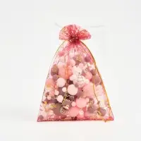 Мешочек подарочный органза &laquo;Новогоднее настроение&raquo;, 16 &times; 24 см