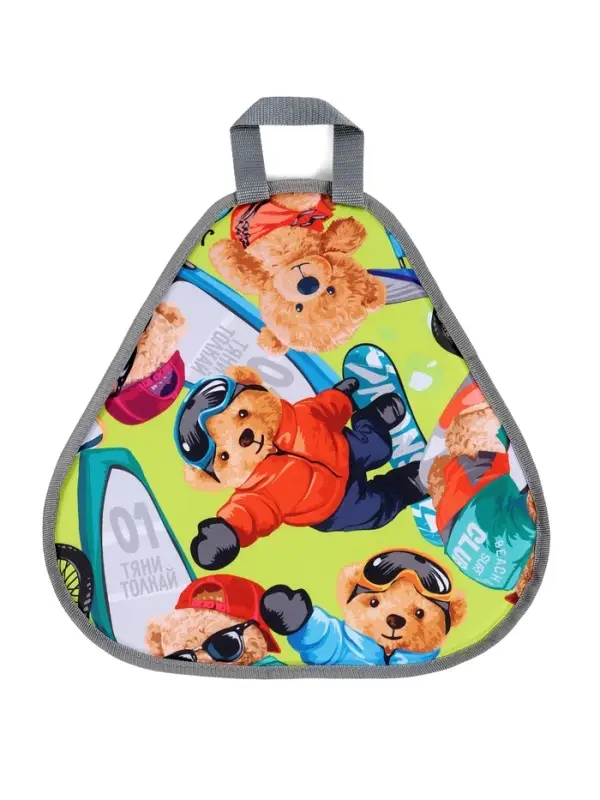 Ледянка мягкая Bear, треугольная, цвет МИКС