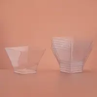 Форма пластиковая одноразовая для фуршета &laquo;Пагода&raquo;, 120 мл, прозрачная