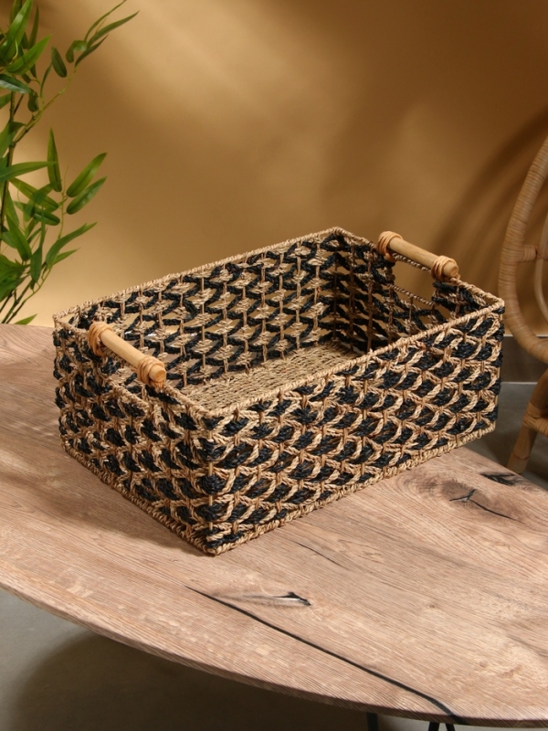 Корзина плетеная 45х30х20 см, сиграсс