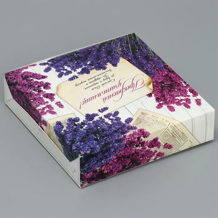 Кондитерская упаковка, коробка &laquo;Учительнице&raquo;, 14 х 14 х 3,5 см