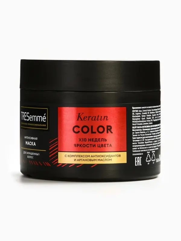 Маска для волос ТРЕСемме кератин + цвет, 300 мл