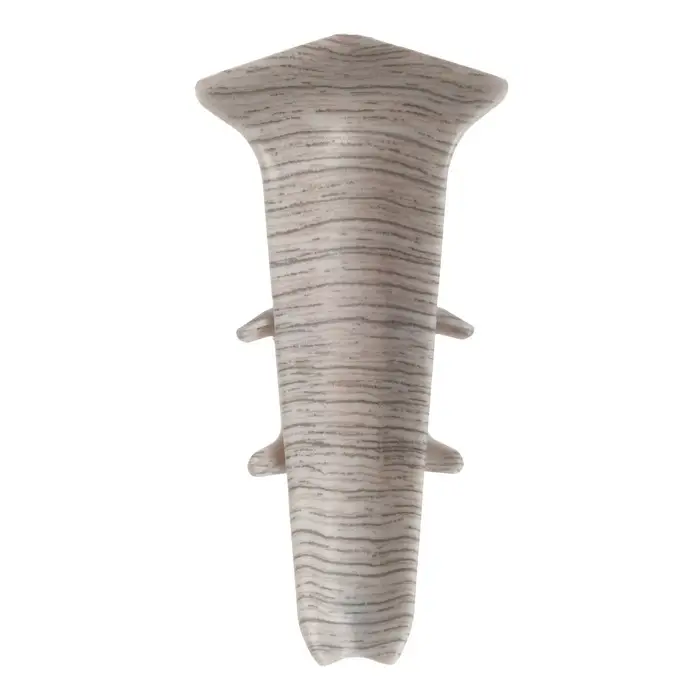 Угол внутренний для плинтуса &laquo;Деконика&raquo;, 70 мм, цвет 253 ясень серый