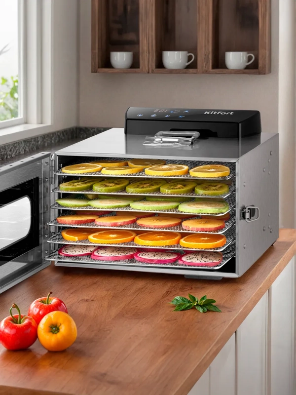 Сушилка для овощей и фруктов электрическая КТ-4917 - 400 Вт