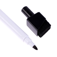 Маркеры на водной основе со стиралкой и магнитом, набор &mdash; 4 шт., цвет чёрный