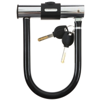 Замок для велосипеда Dream Bike, U-образный, 130x195 мм, цвет чёрный