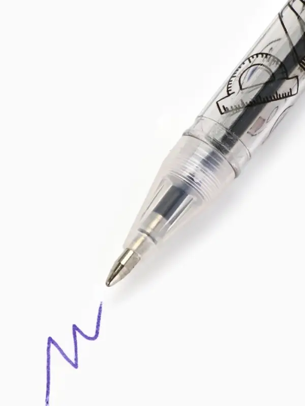 Ручка шариковая с колпачком "Счастливая ручка", синяя паста 0.7 мм