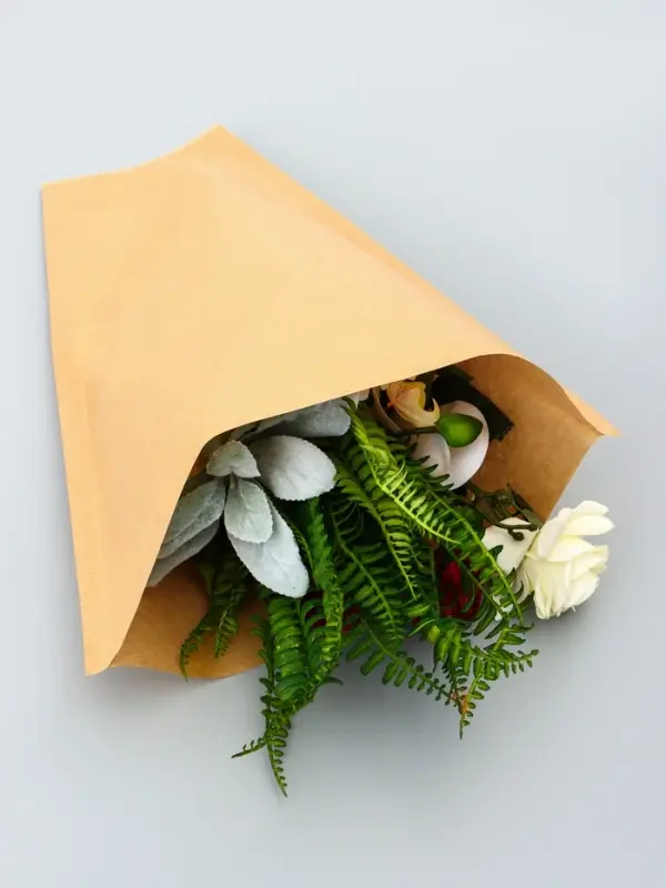 Пакет - конус крафт, 12+35&times;40 см