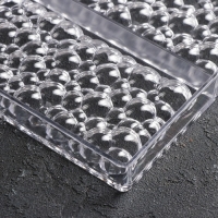 Форма для шоколада и конфет KONFINETTA &laquo;Воздушный&raquo;, 3 ячейки, 27,5&times;17,5&times;2,5 см, ячейка 15,3&times;7,5&times;0,8 см