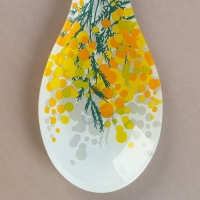 Подарочный набор &laquo;Мимоза&raquo;: подставка под ложку, лопатка