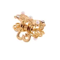 Крабик для волос &laquo;Морская сказка&raquo;, бантик, 2.5 см, золото