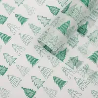 Бумага упаковочная тишью &laquo;Ёлочки&raquo;, 50 х 66 см