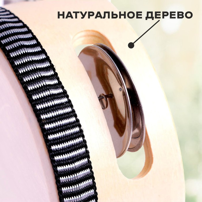 Бубен &laquo;Классика&raquo; 6 тарелок, 10&times;10&times;4,5 см