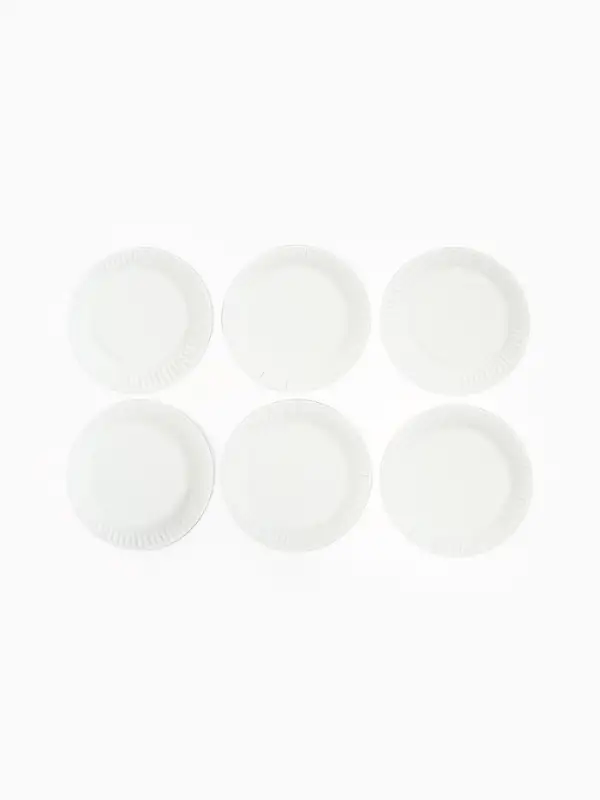 Тарелка одноразовая бумажная &laquo;Техника&raquo;, 17см, 6 шт