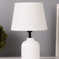 Лампа настольная "Никс" 1х40Вт Е27 белый 20х20х30см МОДЕЛЬ: