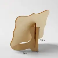 Меловой ценник &laquo;На подставке&raquo; 10&times;5&times;7, вытянутые углы, (фасовка 10 шт.), цвет чёрный