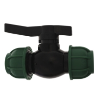 Кран шаровой ПНД ZEIN, 32 мм, цанга