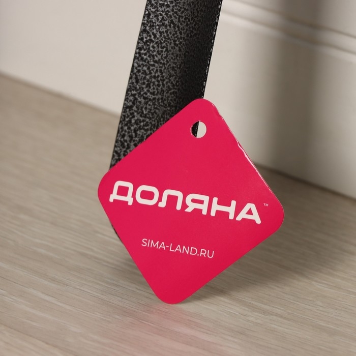 Ложка для обуви Доляна, с крючком, 42&times;4 см, покрытие антик серебро