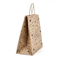 Пакет подарочный крафтовый &laquo;Подарок для тебя&raquo; 22 х 25 х 12 см