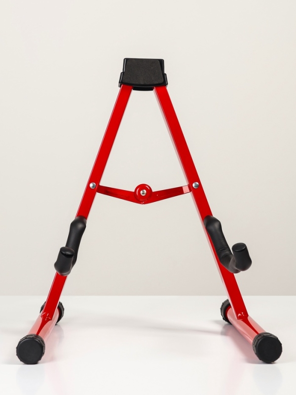 Стойка для гитары 39 х 30 х 26 см, красная