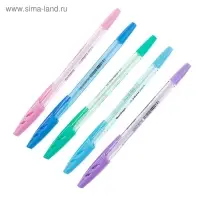 Ручка шариковая Tribase Pastel, узел 0.7 мм, чернила синие, МИКС