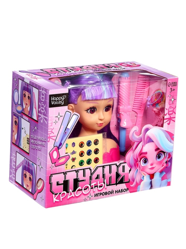HAPPY VALLEY Игровой набор кукла-манекен "Студия красоты" с аксессуарами, аниме