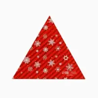 Коробка для кондитерских изделий с пластиковой крышкой &laquo;Зимняя почта&raquo;, 18 х 4 см