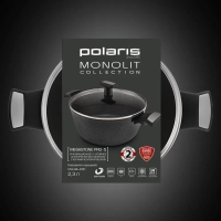 Кастрюля 2,3 литра Monolit-20C крышка индукция антипригарное