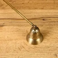 Гаситель для свечей "Очаг" латунь 26 см