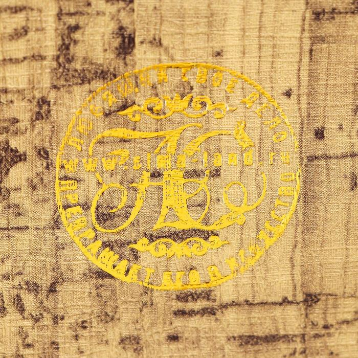 Сейф-книга дерево кожзам "Перо на золоте" 21х13х5 см