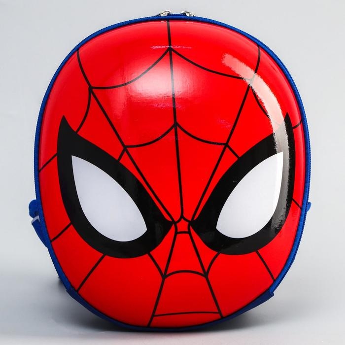 Ранец с жестким карманом 23 см х 12 см х 27 см "Спайдер-мен", Человек-паук