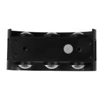 Светильник фасадный &laquo;Полусфера&raquo;, FSD-003, 6 Вт, 3000К, 3 луча, IP65, 220 В, металл, черный