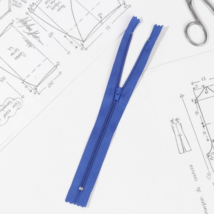 Набор молний &laquo;Спираль&raquo;, №3, неразъёмные, 20 см, 12 шт, цвет разноцветный