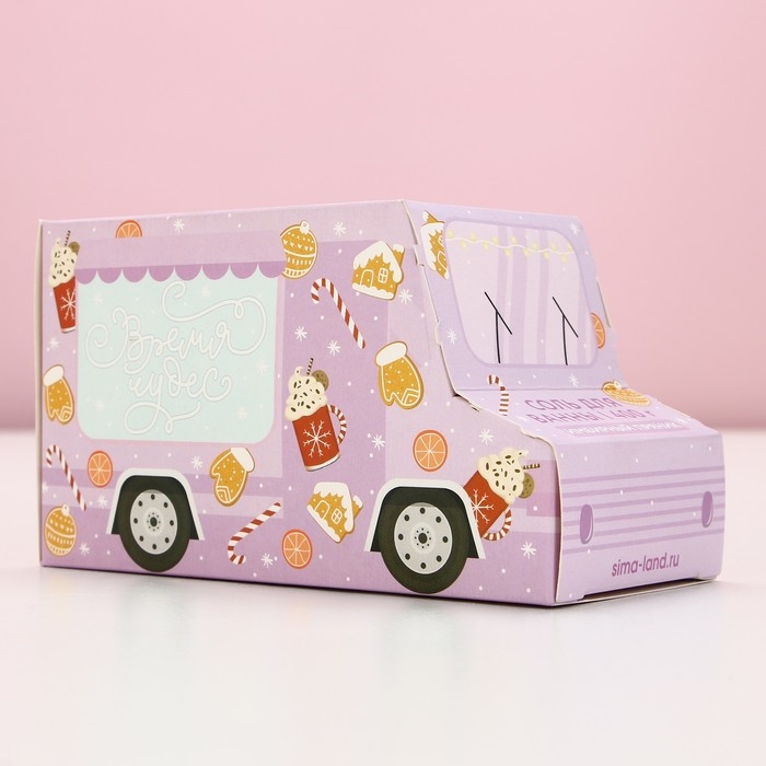 Соль для ванны &laquo;Время чудес&raquo;, 400 г, аромат имбирного пряника, Новый Год