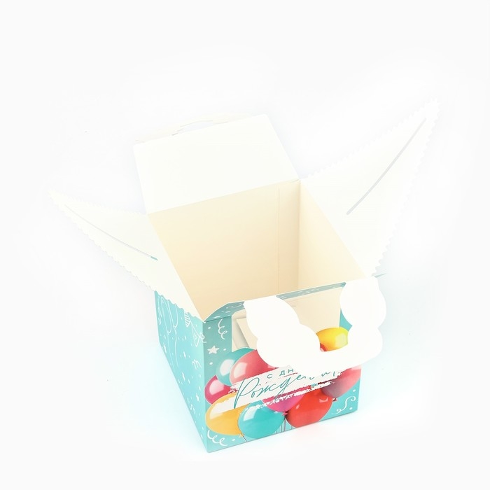 Коробка складная &laquo;Яркие шары&raquo; 14 х 16 х 14 см