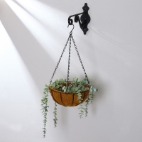 Кашпо подвесное, d = 25 см, с кокосовым вкладышем, &laquo;Полусфера&raquo;, Greengo