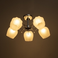 Люстра "Миранда" 5хЕ27 40Вт хром 59х59х26см BayerLux