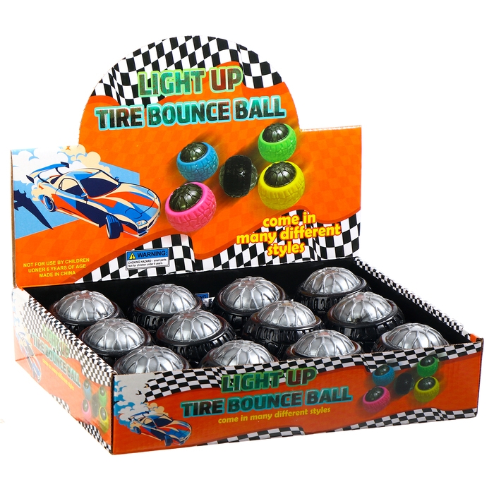 Мяч световой &laquo;Колесо&raquo;, цвет чёрный