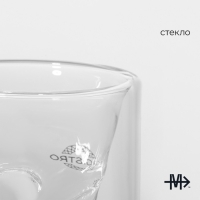 Стакан с двойными стенками Magistro &laquo;Череп&raquo;, 250 мл, 9&times;10 см