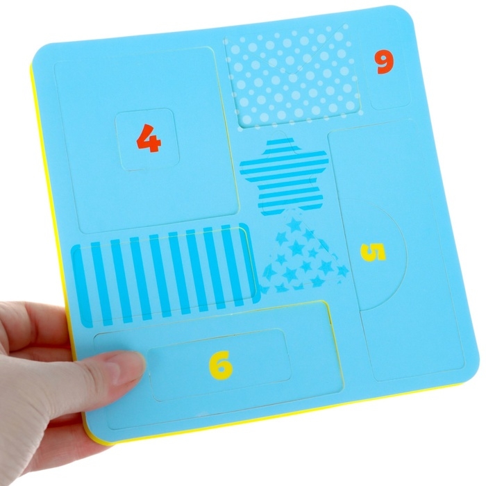 Детская развивающая игра EVA &laquo;Маленький строитель&raquo;, изучение форм / цветов, Крошка Я