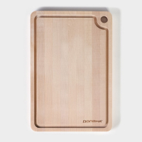 Доска разделочная с канавкой, 33&times;22&times;1,5 см, берёза