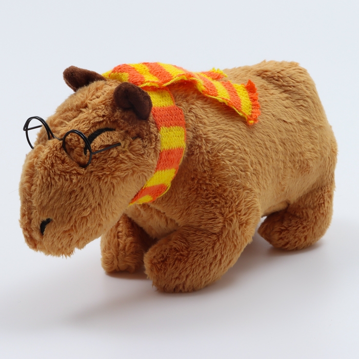 Мягкая игрушка &laquo;Капибара. Гарри&raquo;, 10 см, с шарфом и очками