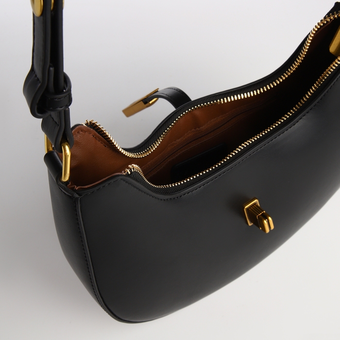 Сумка женская TEXTURA, маленький размер, цвет чёрный