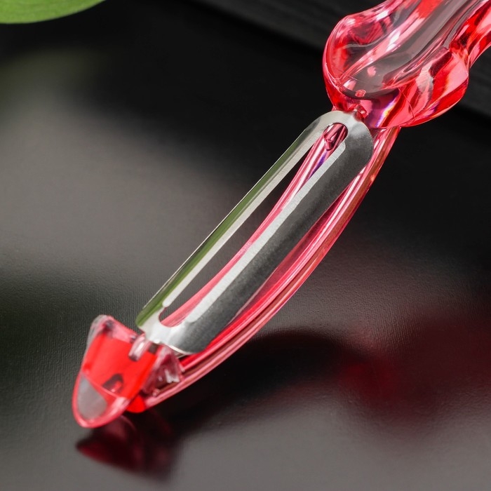 Овощечистка Доляна &laquo;Леденец&raquo;, 17 см, цвет МИКС