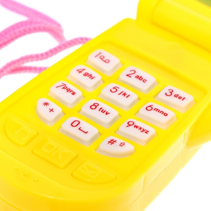 Музыкальный телефончик &laquo;Сказка&raquo;, русская озвучка, световые эффекты, работает от батареек, МИКС