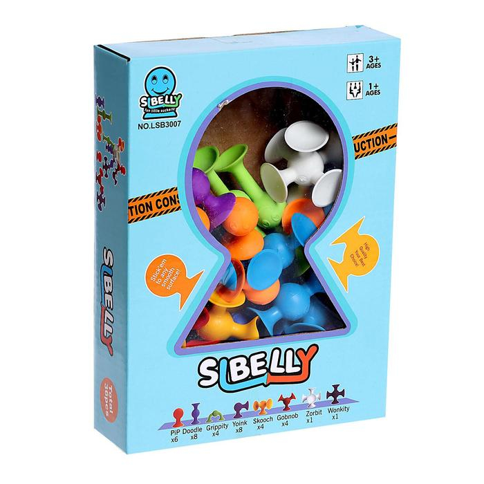 Конструктор &laquo;Забавные присоски&raquo;, 36 деталей