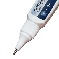 Корректор-ручка 9г K-I-N металлический наконечник, флакон, морозостойкий