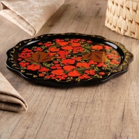 Тарелка &laquo;Фруктовая&raquo;,  D=23 см,  хохлома, микс